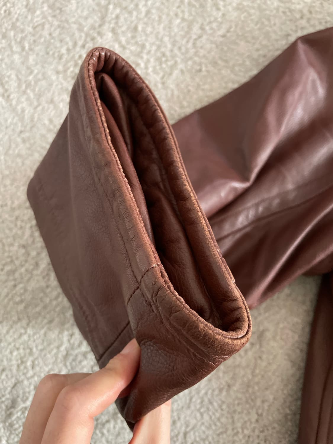 vintage men's sheepskin coat 상품이미지8