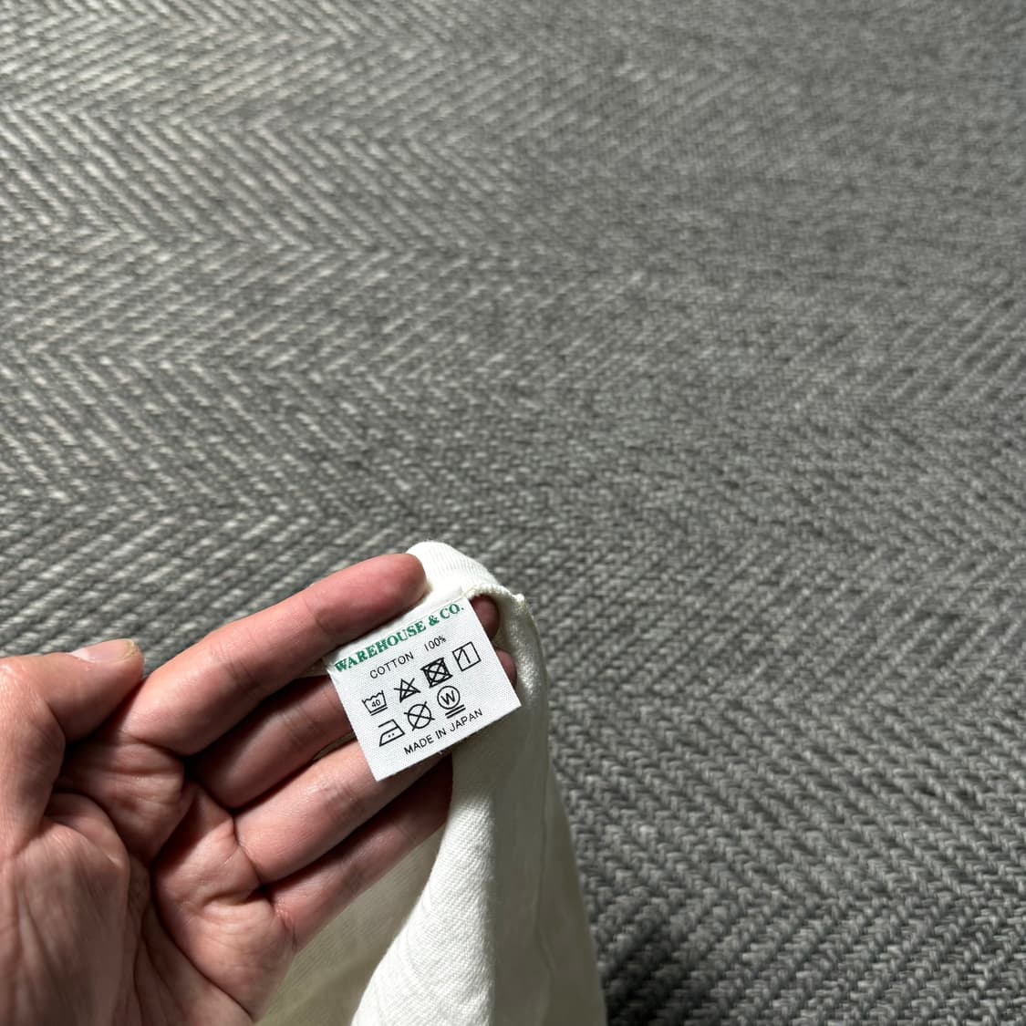 웨어하우스 천축 원단 링거 반팔 티셔츠 LOT 4059 상품이미지3