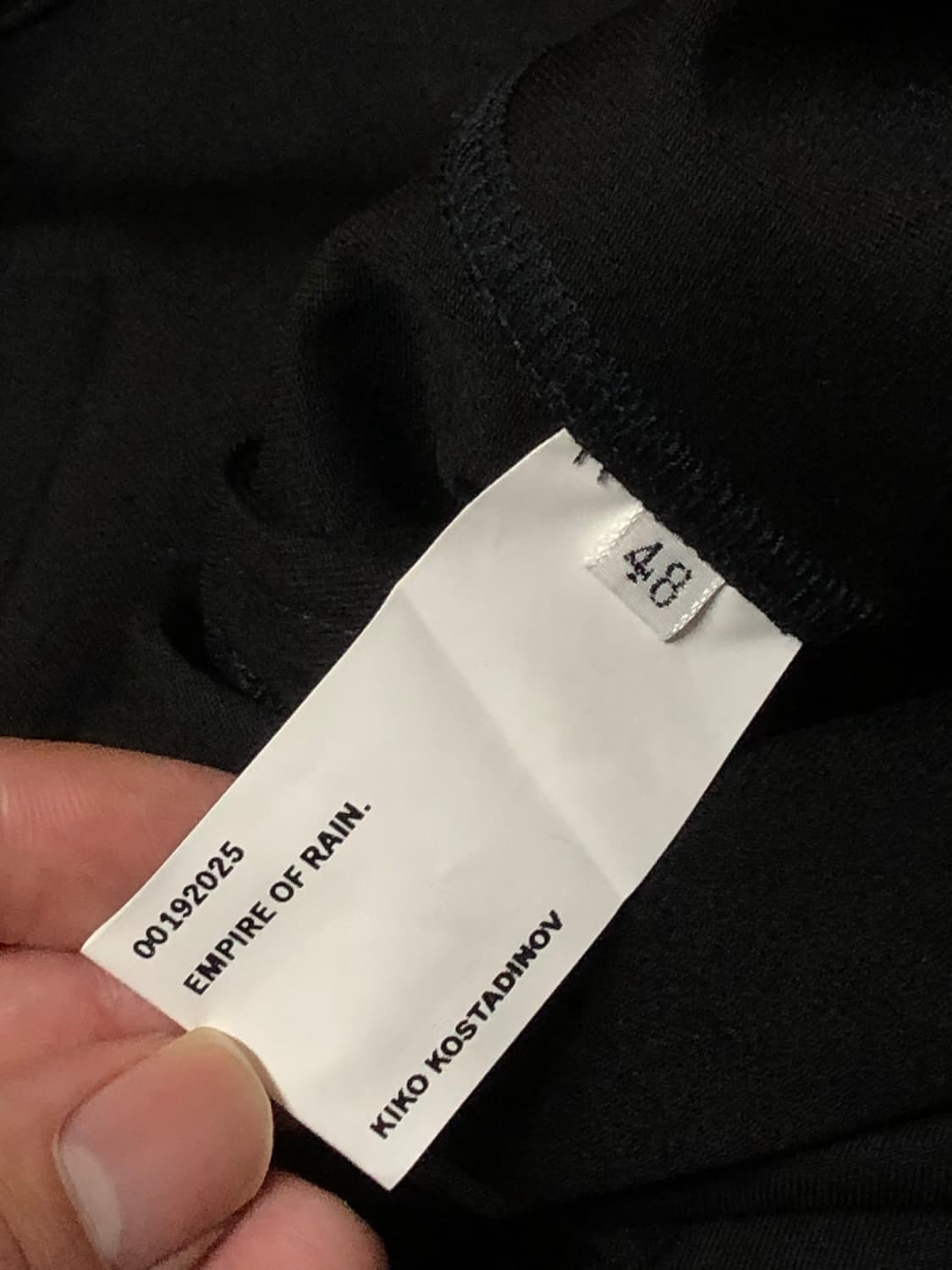 kiko kostadinov vig k-dart 트라우저 48 새상품 상품이미지5