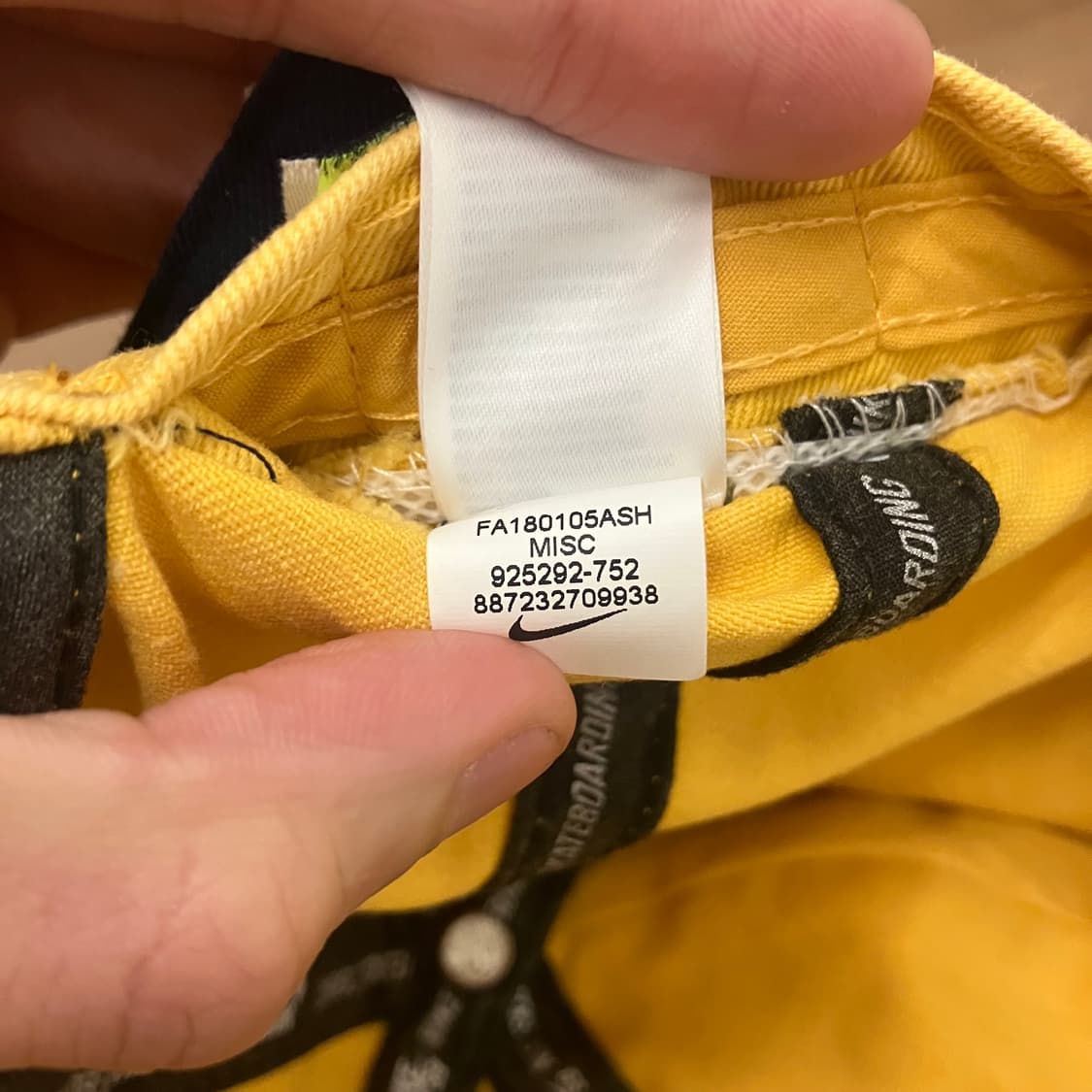 N48 나이키 sb 볼캡 모자 옐로우 상품이미지5