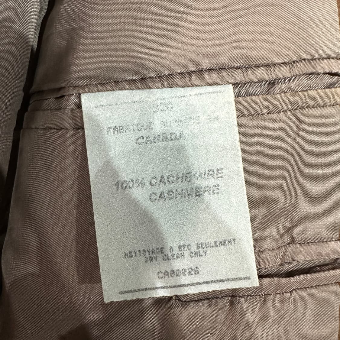 HARRY ROSEN 로로피아나 캐시미어100% 자켓 L 상품이미지7