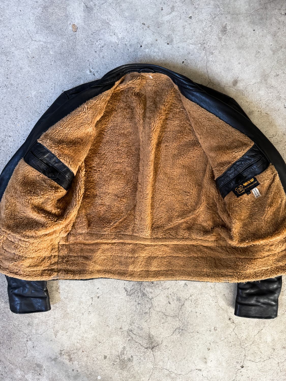 70s Harro Leather Motorcycle Jacket 상품이미지9
