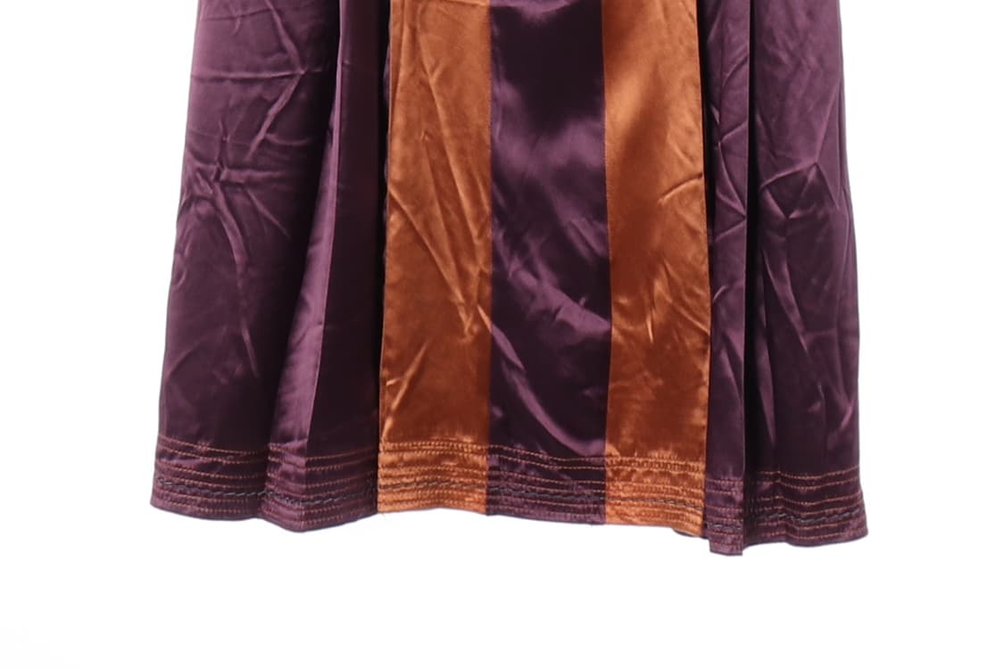 (새상품)[M]보테가베네타 실크 퍼플 민소매 나시 원피스 슬립드레스
 상품이미지4