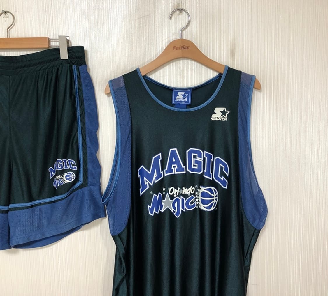 NBA 스타터 '90 올랜도매직 어센틱져지 상하세트  상품이미지3
