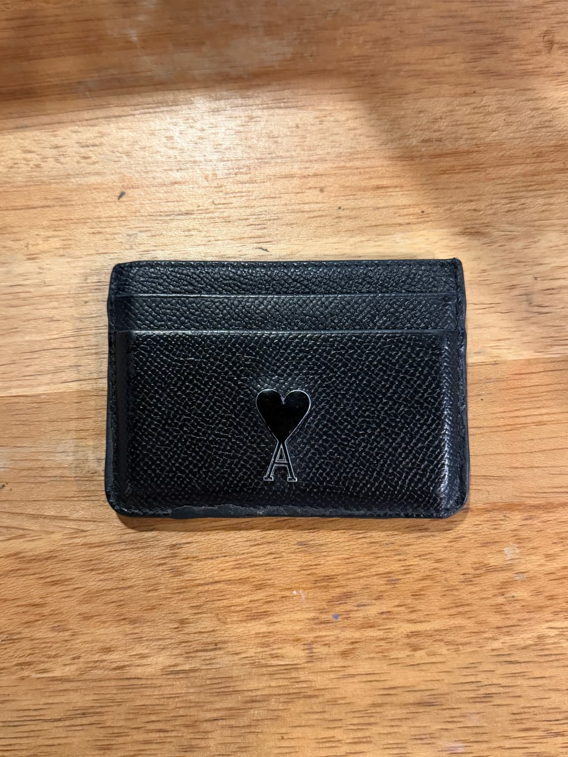 아미 블랙 가죽 카드지갑 상품이미지1