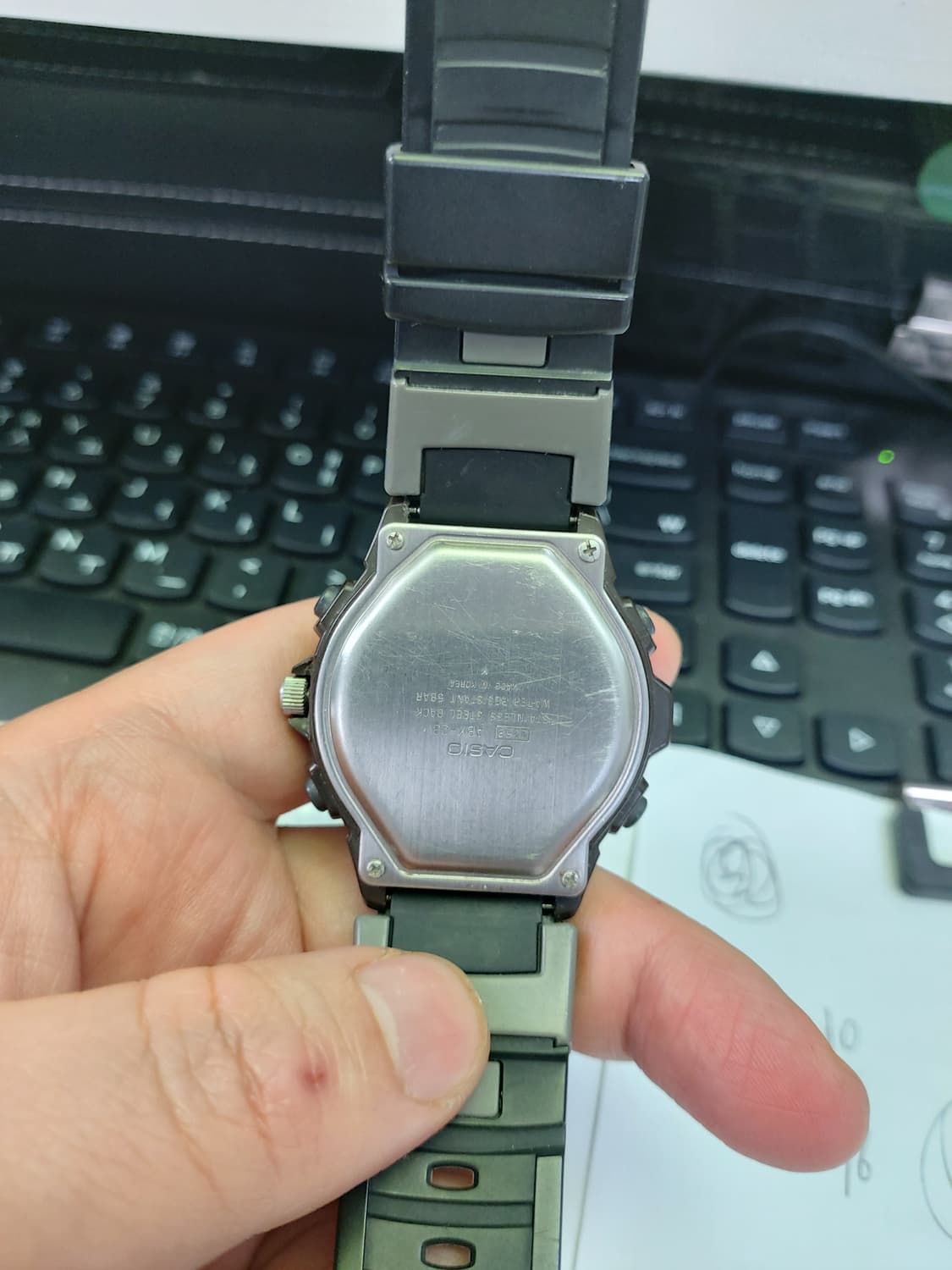 카시오 데이터뱅크 손목시계 상품이미지3