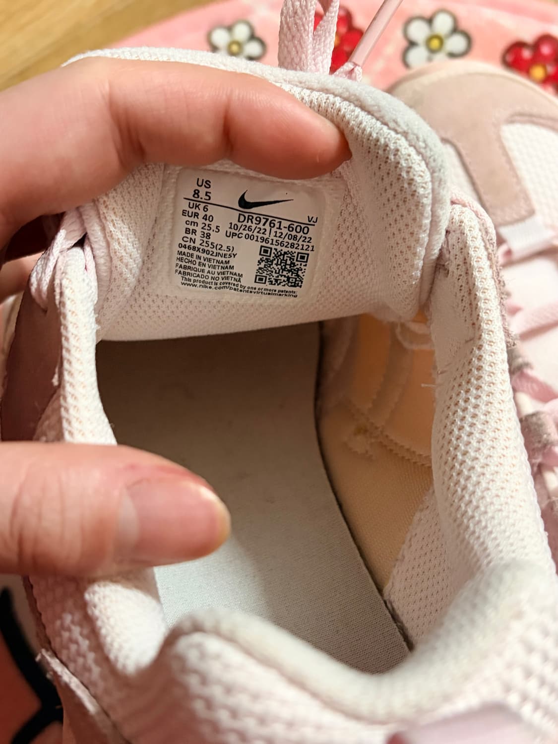 나이키 테크 헤라 펄 핑크 상품이미지4