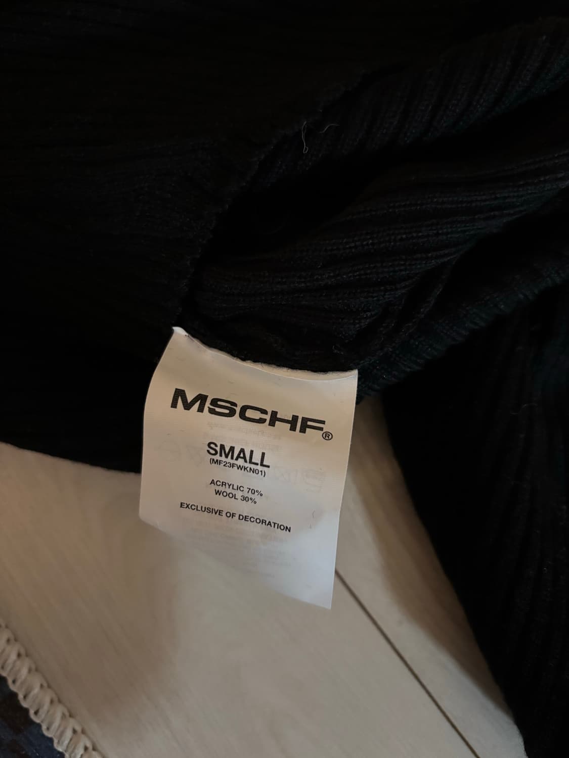 미스치프 니티드 롱슬리브 셔츠 상품이미지2