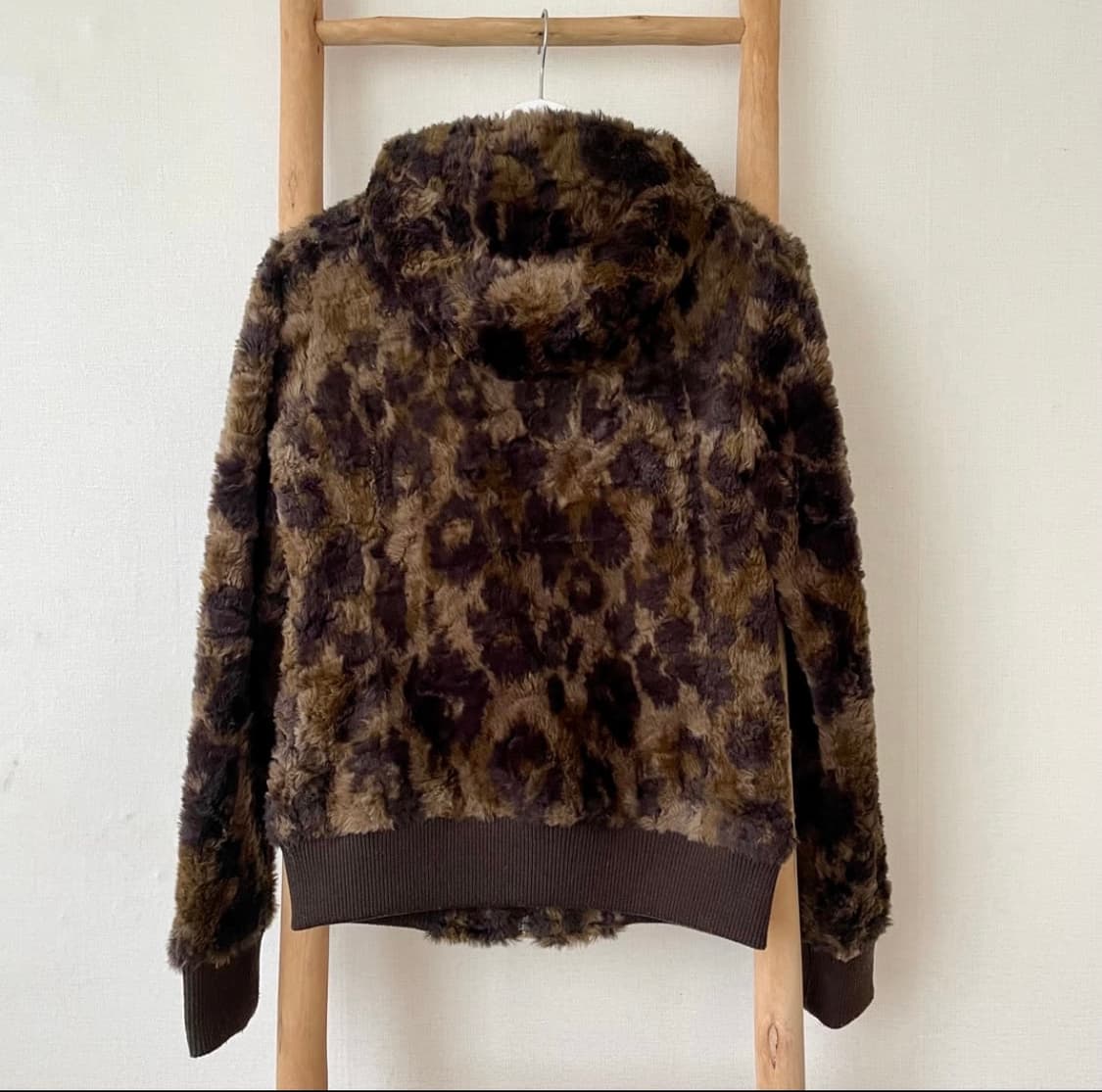 히스테릭글래머 레오파드 퍼 후드자켓 상품이미지2