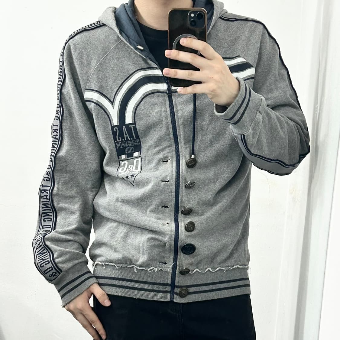 돌체앤가바나 아카이브 스포티 후드 집업 상품이미지1