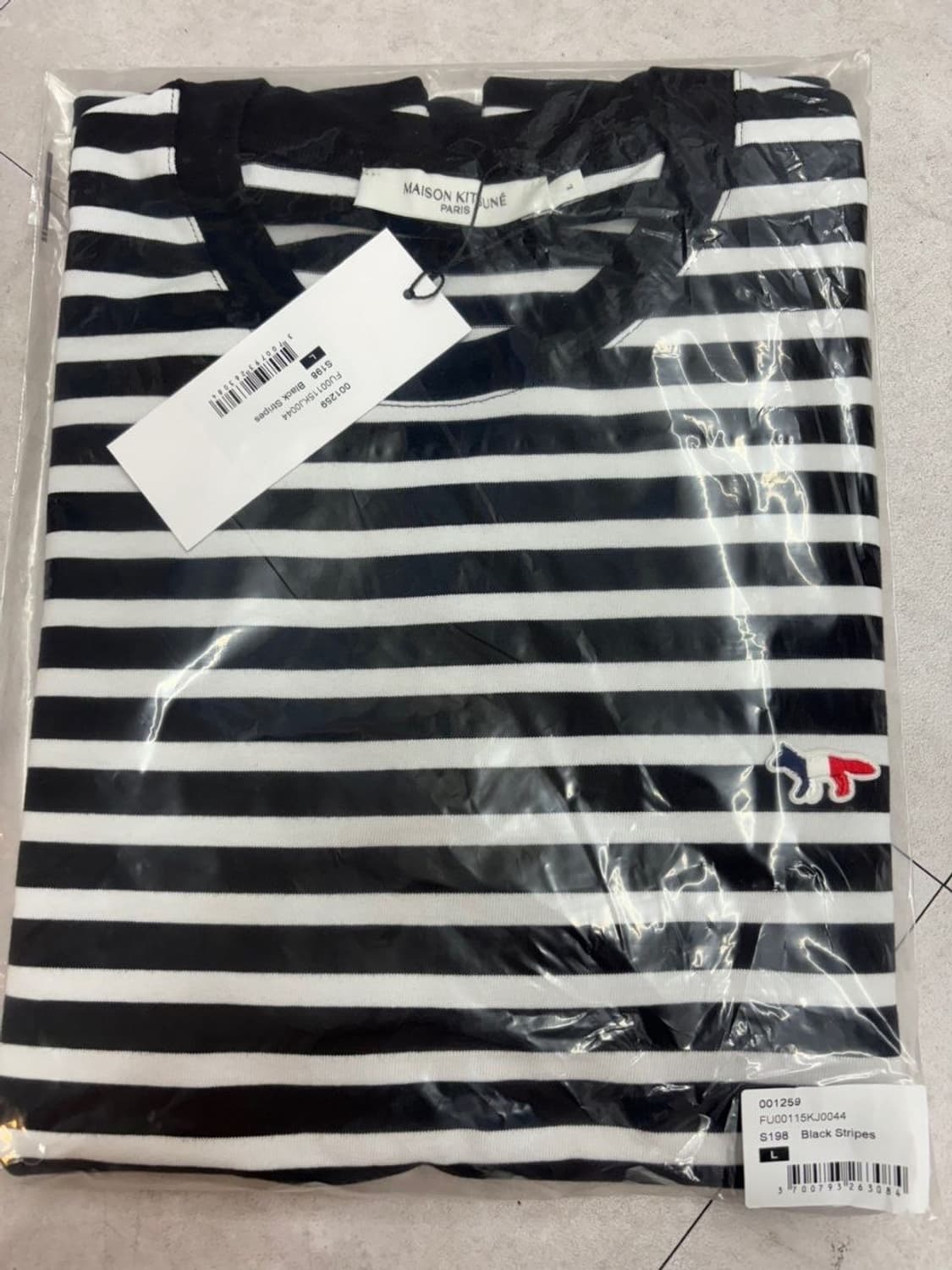 새상품) 메종키츠네 스트라이프 롱슬리브(긴팔) 공용제품 상품이미지2