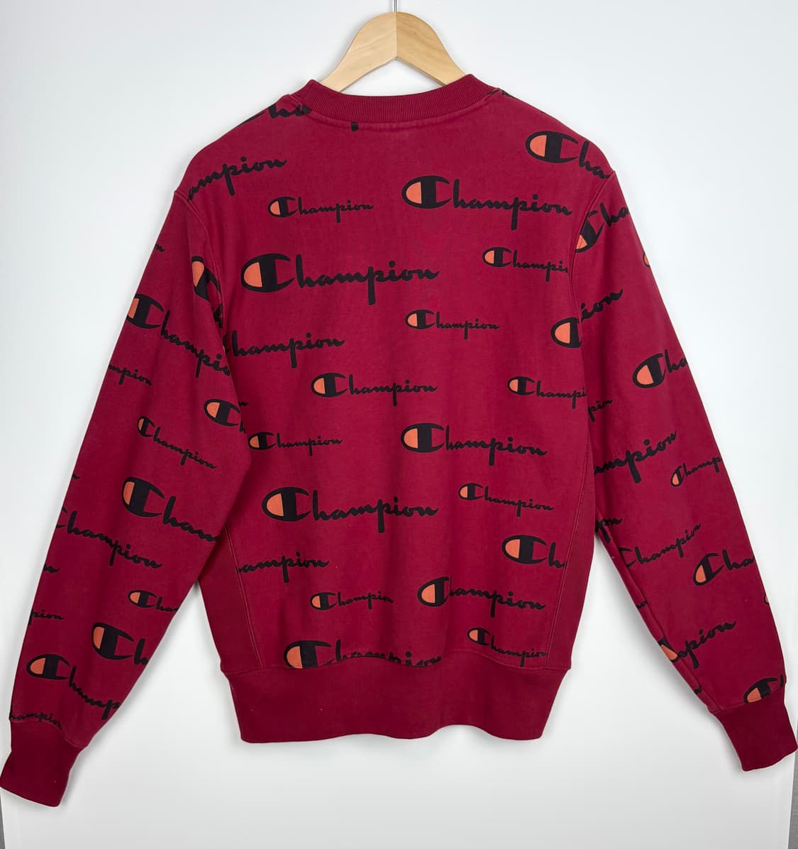 챔피온 리버스 위브 스펠링 모노그램 패턴 크루넥 스웻셔츠 상품이미지4