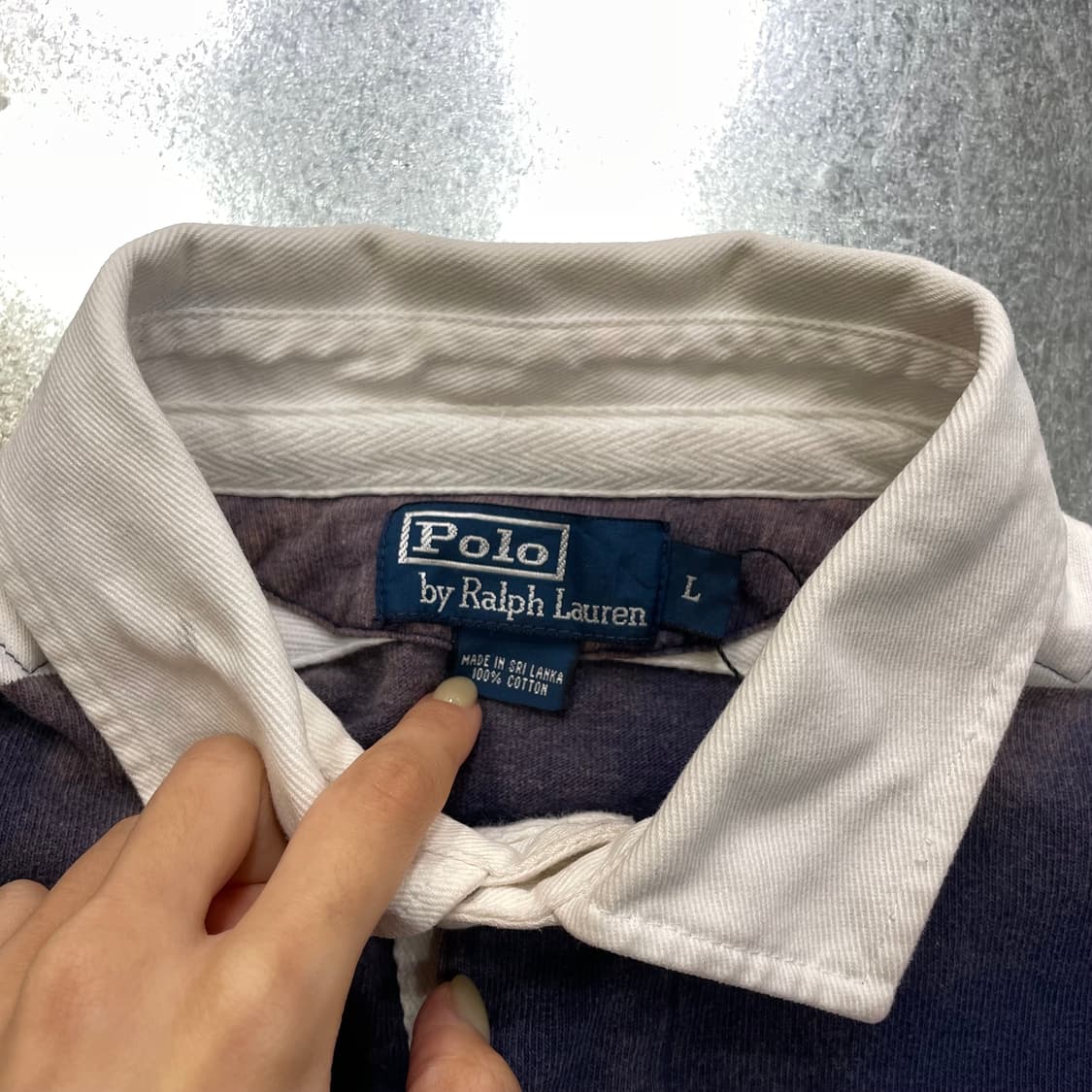 (L) POLO 폴로 랄프로렌 카라 럭비티 상품이미지8