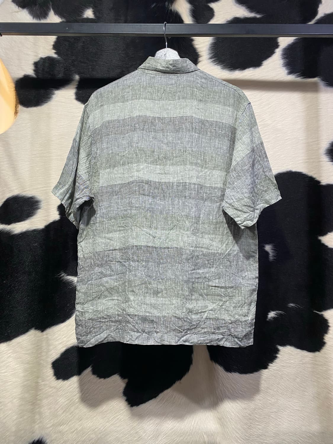 Lanvin 린넨 스트라이프 포켓 반팔 셔츠 상품이미지5