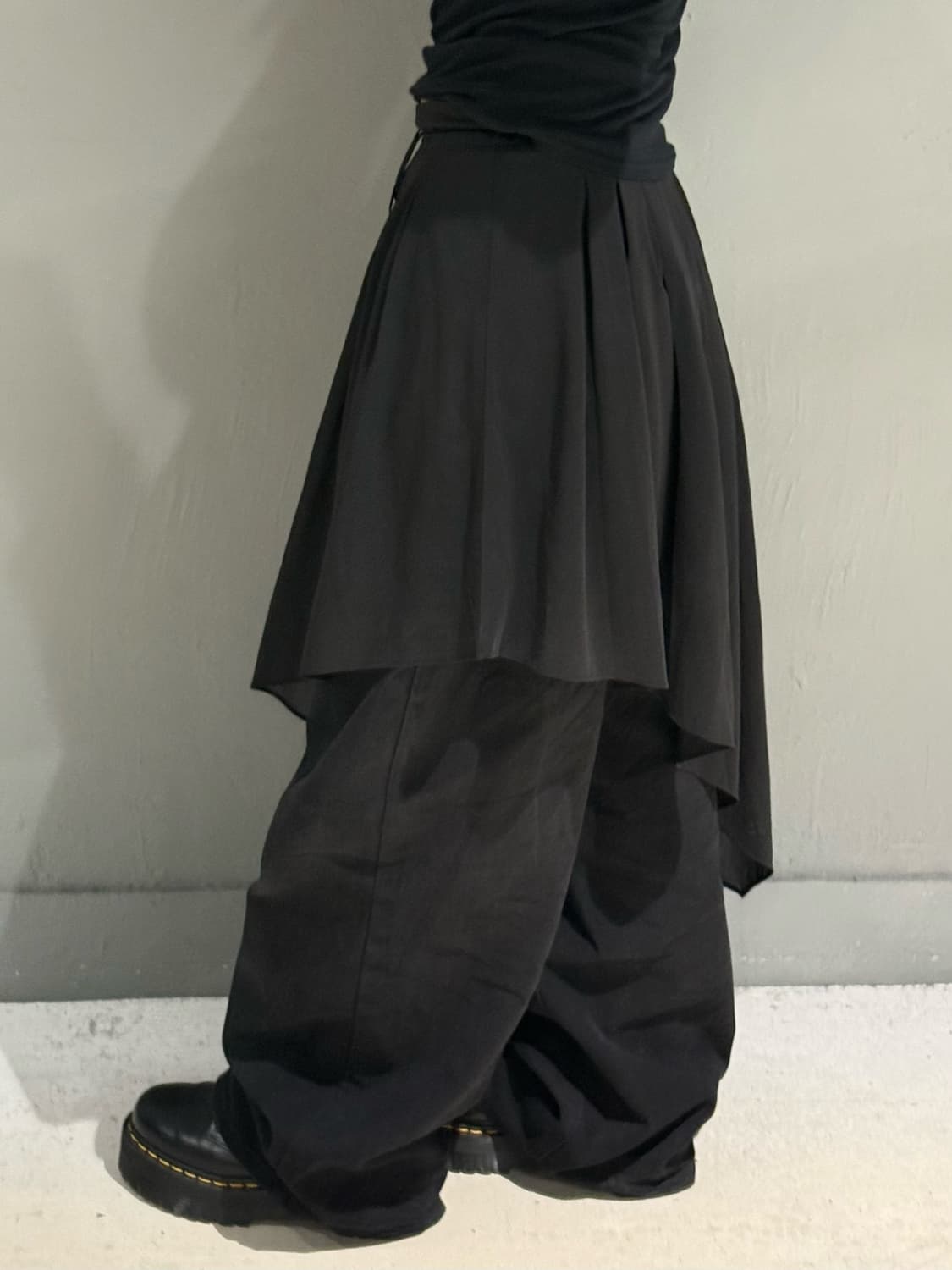 unbalance detail pleats skirt 상품이미지3