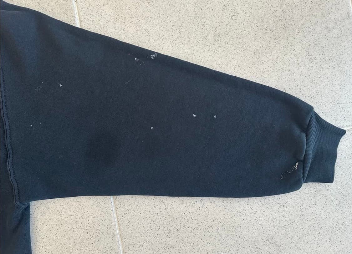 00s 빈티지 러셀 후드 블랙 XL 디스트레스드 상품이미지5