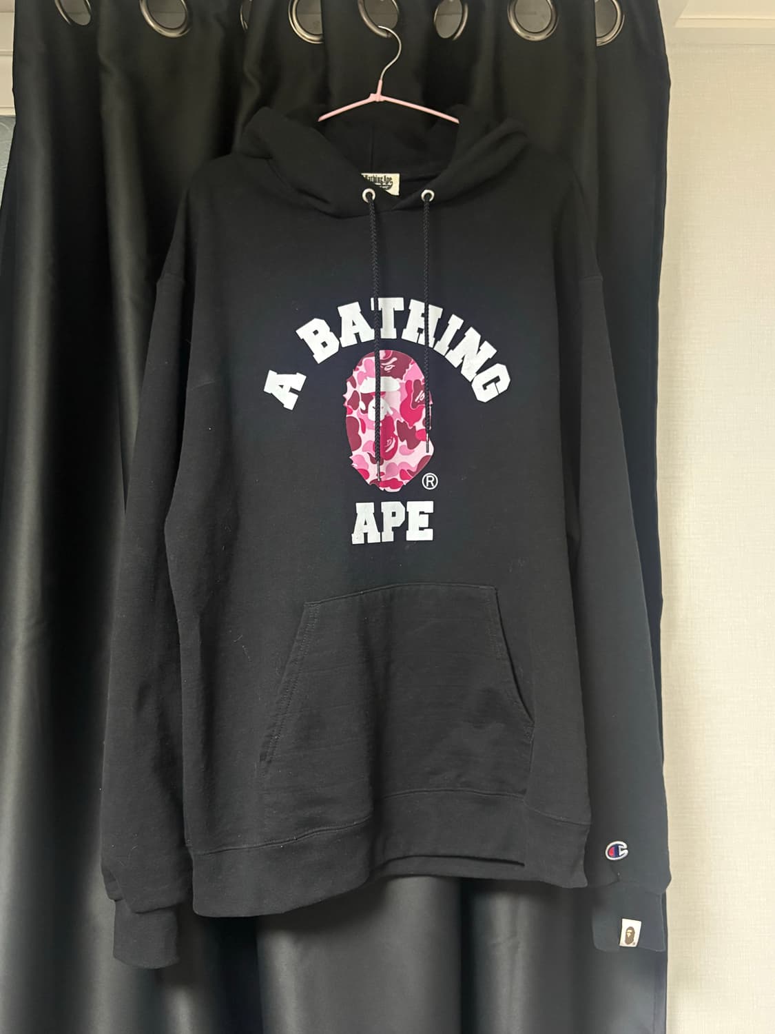 베이프(bape) x 챔피온 후드티 상품이미지1