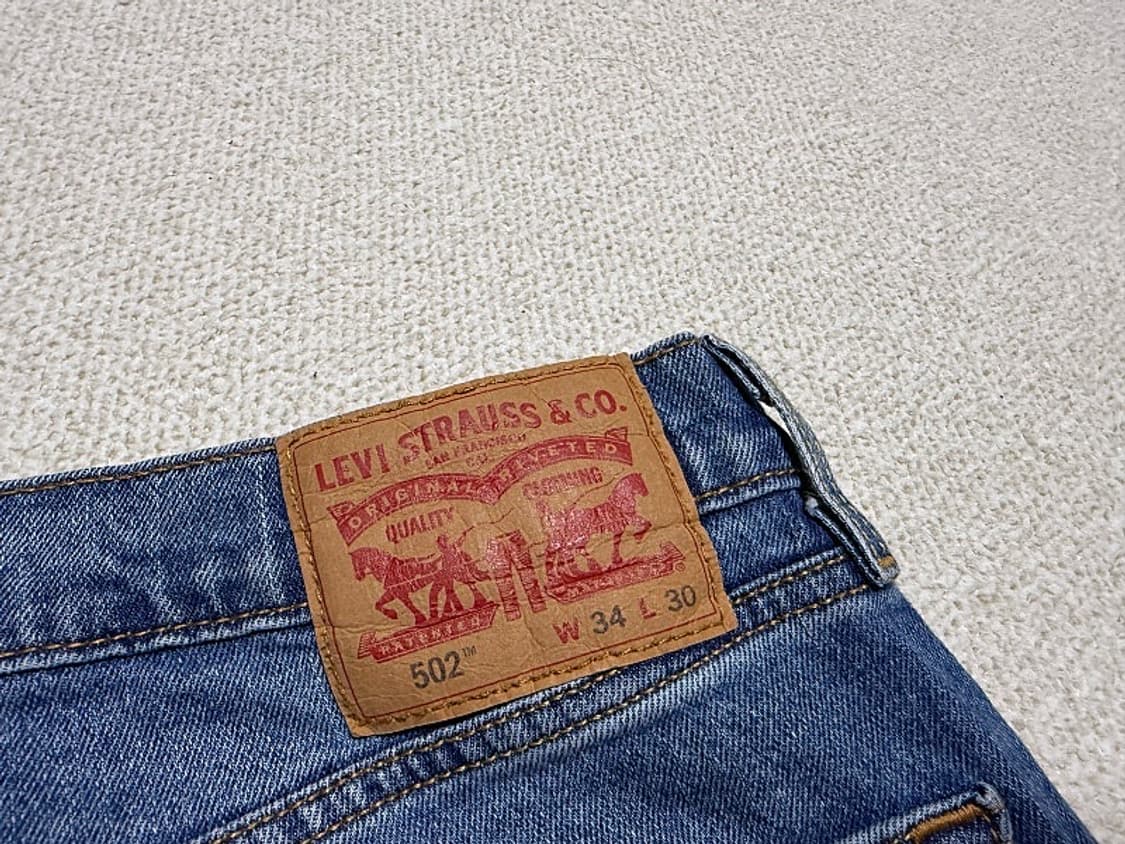 리바이스 502 청바지 남성용 34인치 상품이미지5