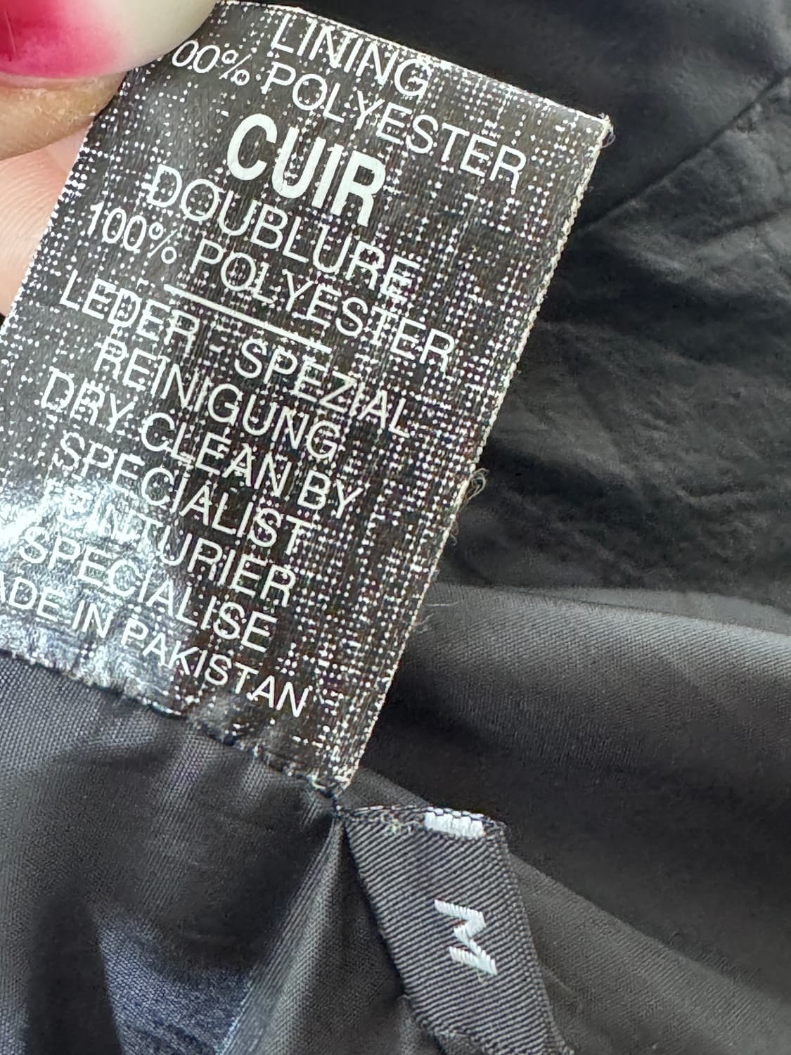 Vintage spike leather jacket 상품이미지5