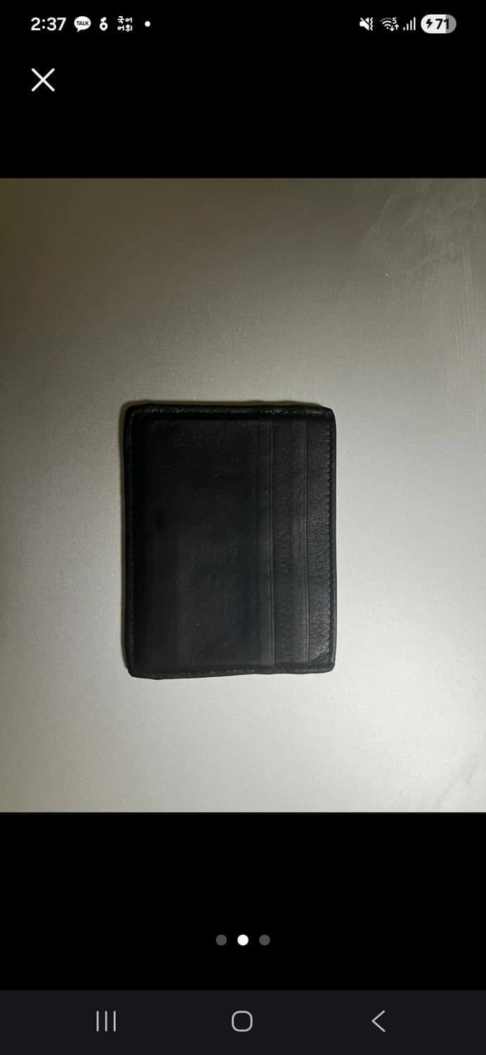 발렌시아가 카드지갑 블랙 정품 상품이미지2