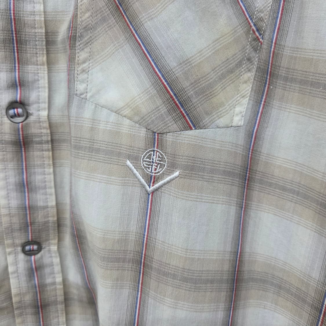 디젤 체크 반팔 셔츠 여XL 상품이미지4