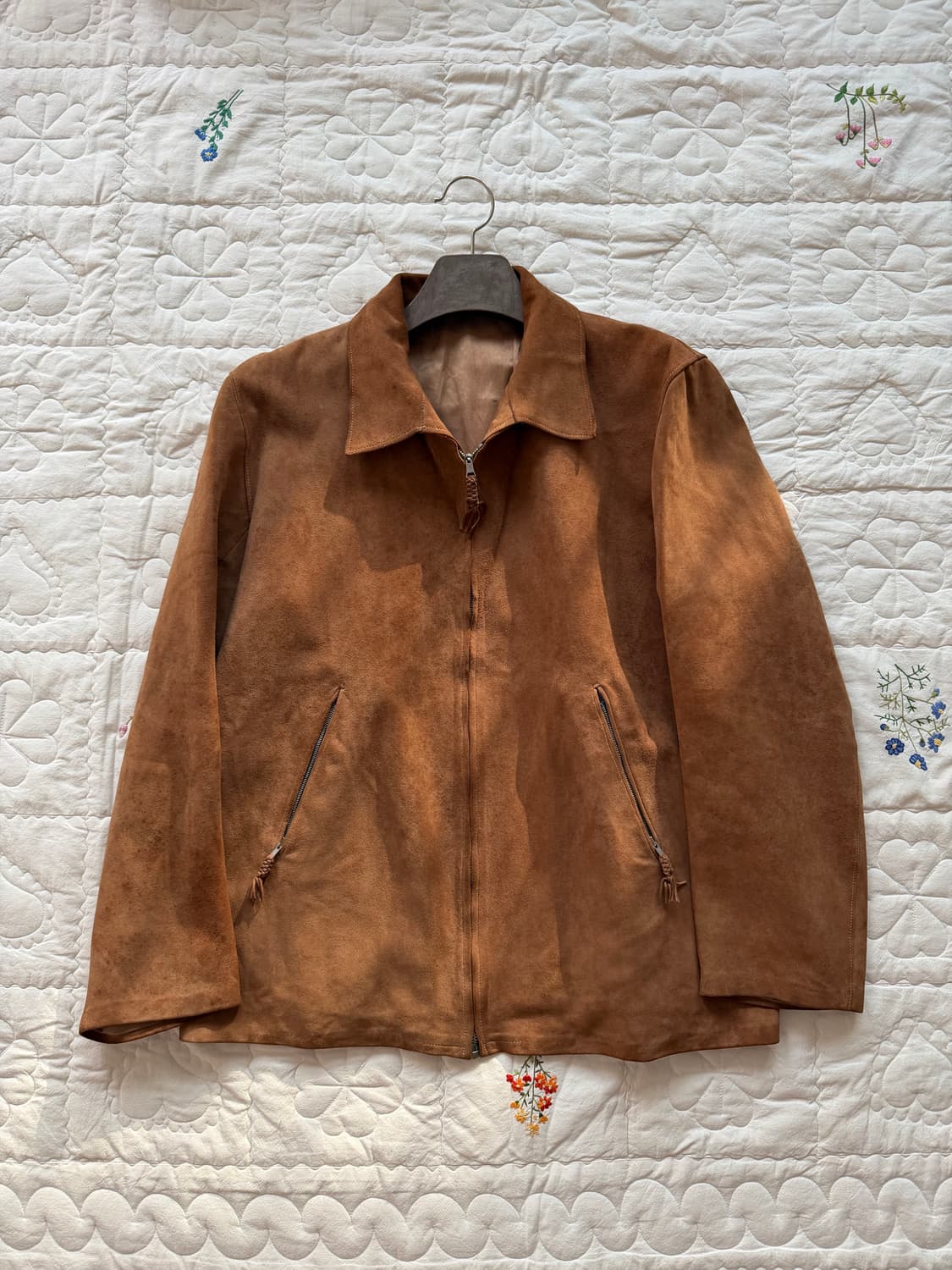 50s 영국제 누벅레더 아카이브 싱글 스웨이드 자켓 From UK🇬🇧 상품이미지1