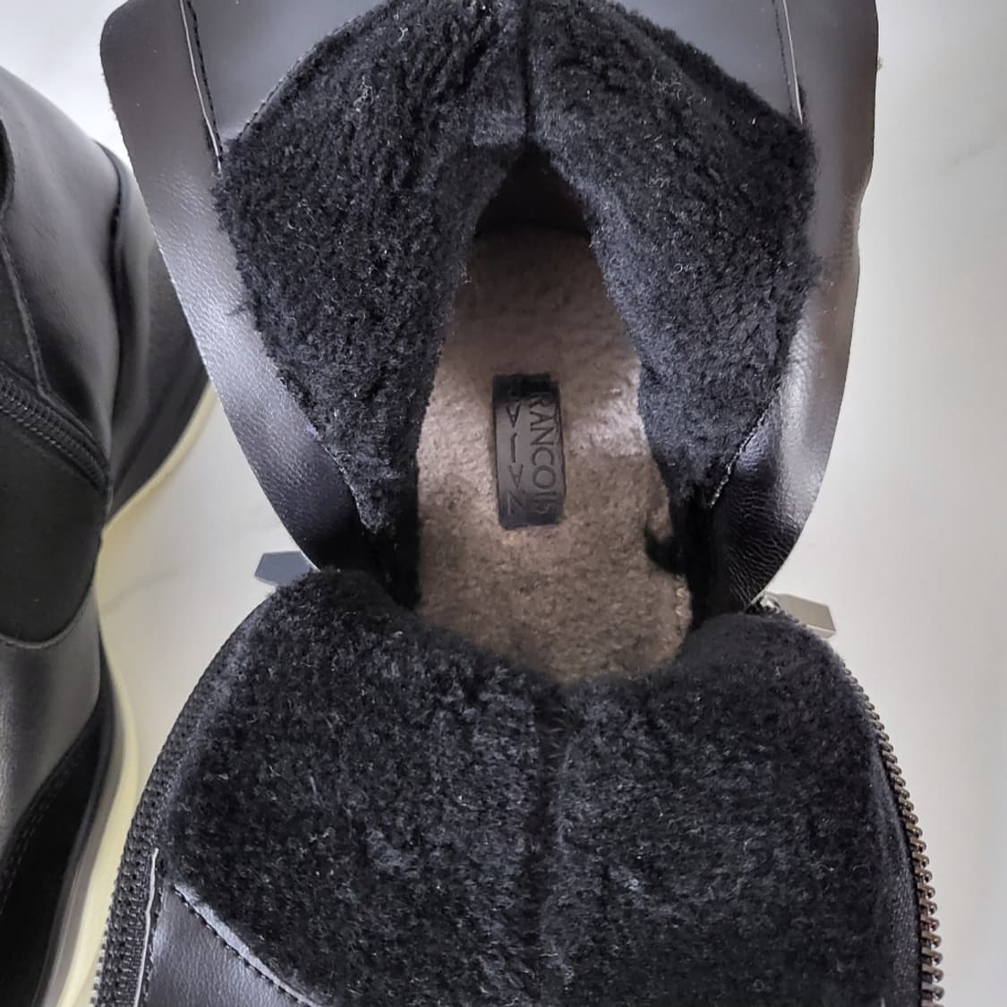 FRANCOIS NAJAR 가죽 양털 키높이 부츠 상품이미지6