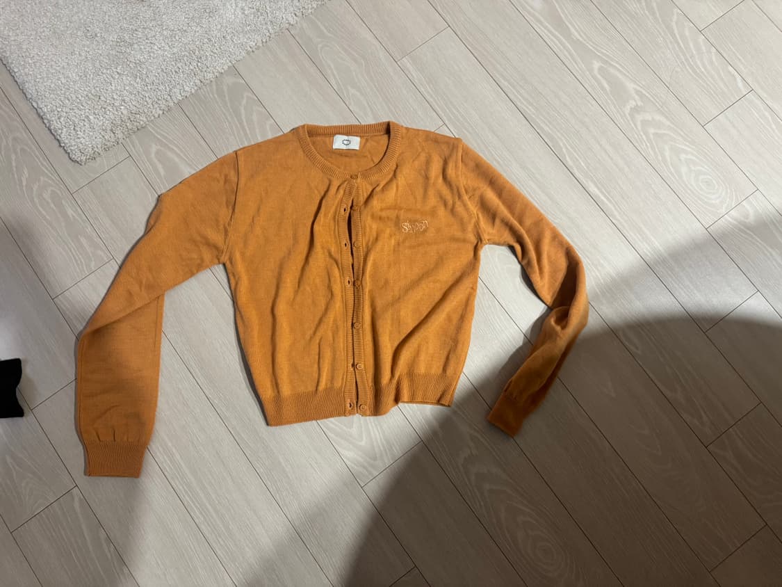 Sinoon 오렌지 니트 가디건 상품이미지4