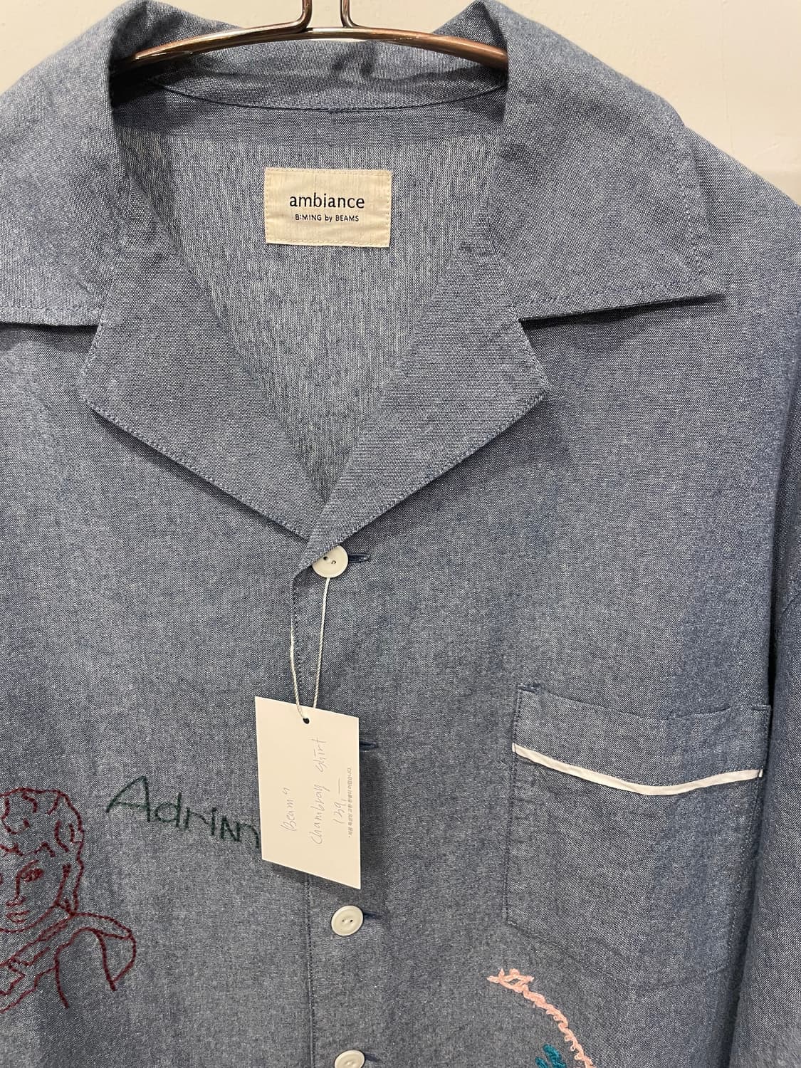 BEAMS chambray shirt 상품이미지2