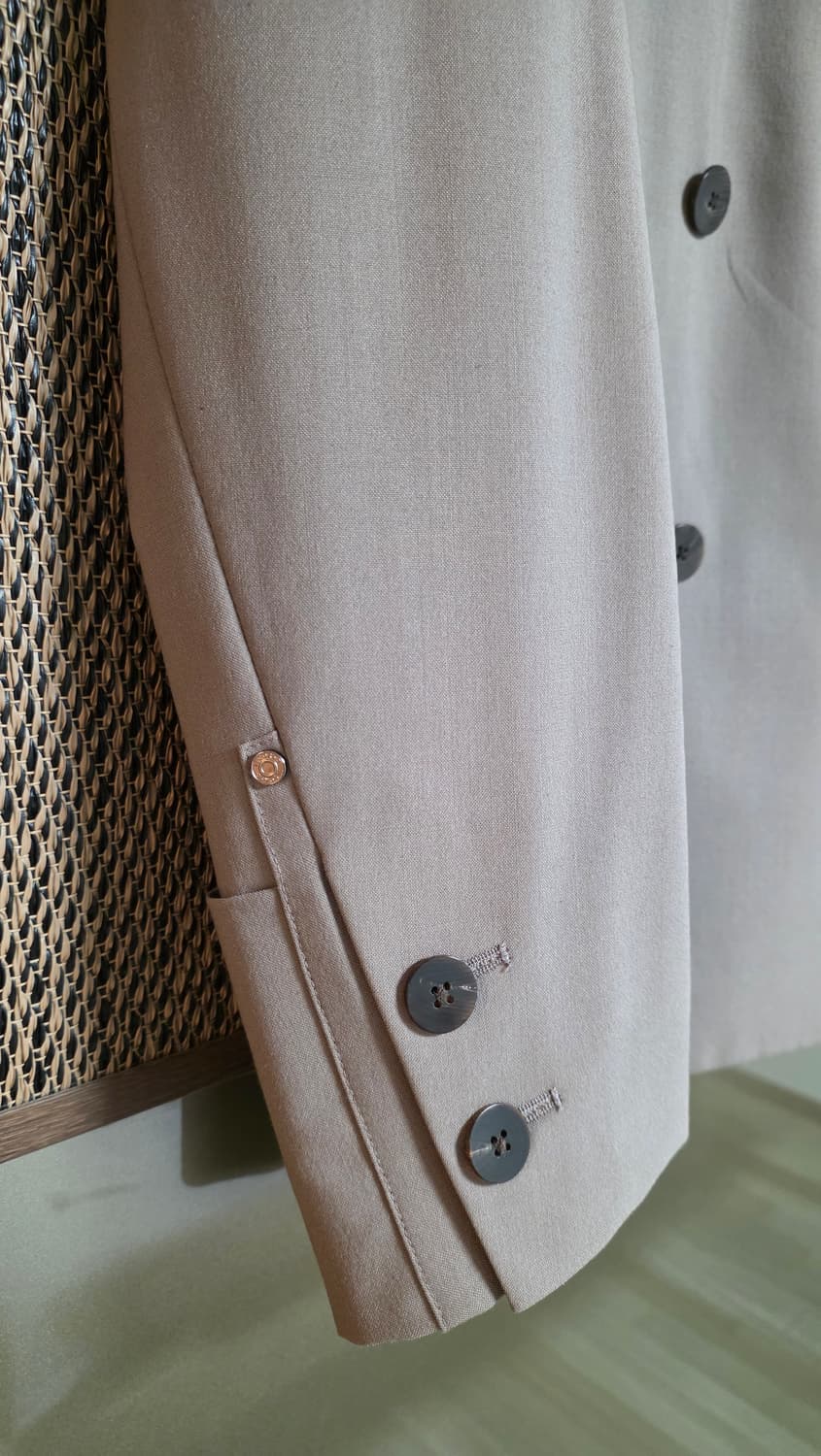 [신동품]일꼬르소 노치드 턴업 울혼방 블레이저 상품이미지5