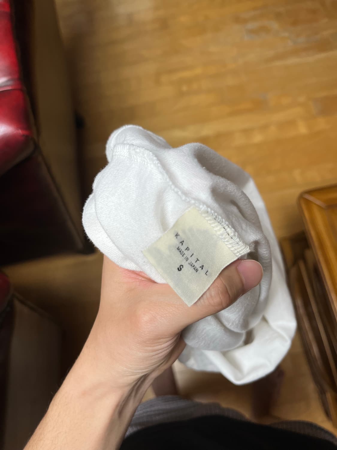 캐피탈 20 크루 티셔츠 화이트 s사이즈 상품이미지2