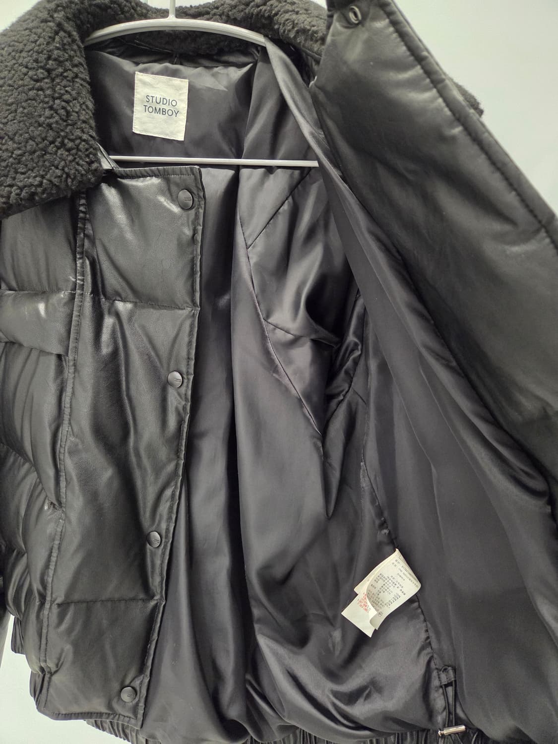 스튜디오톰보이 인조가죽 자켓  상품이미지3