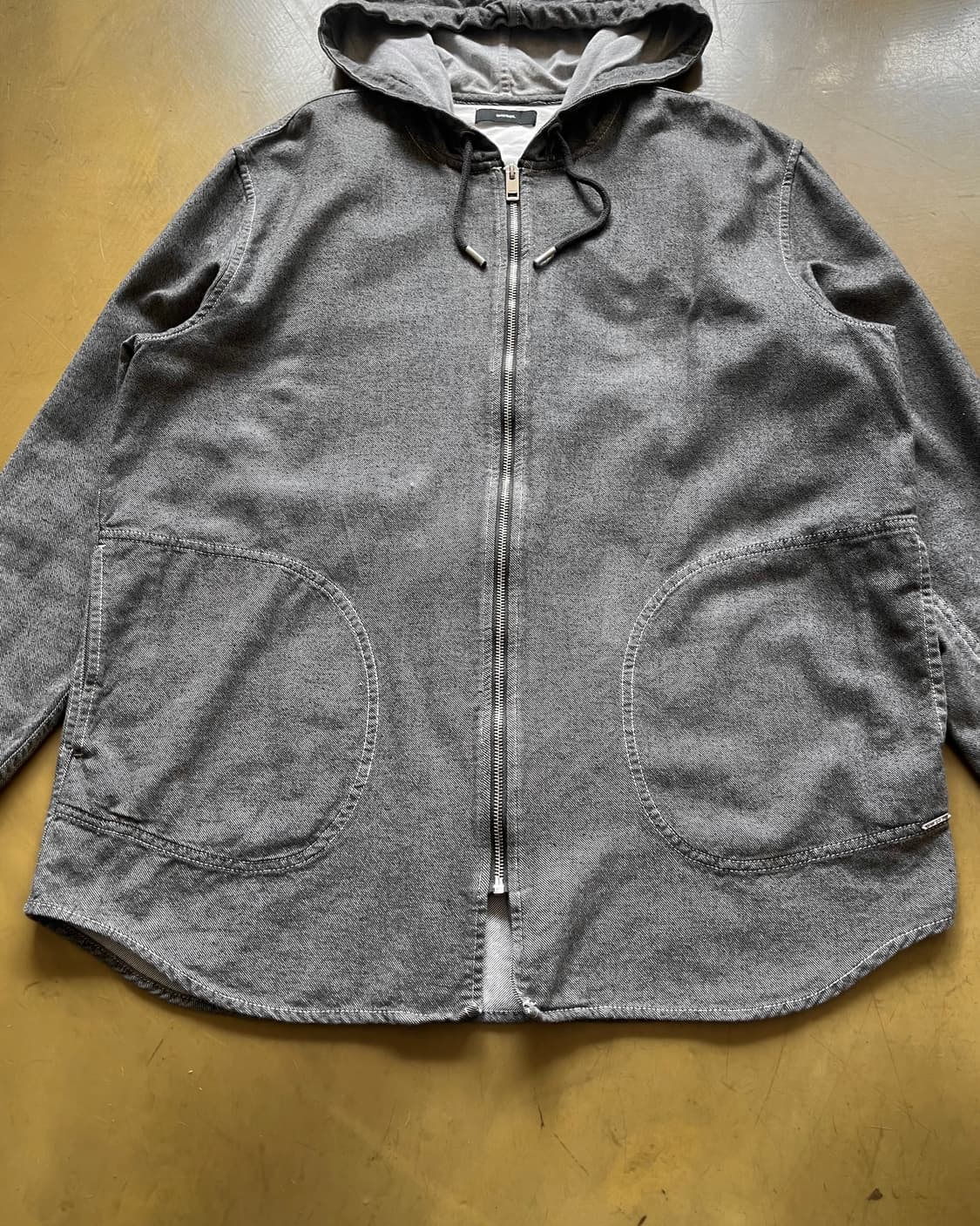 DIESEL Over-Sized Gray Work Hood Jacket 상품이미지5