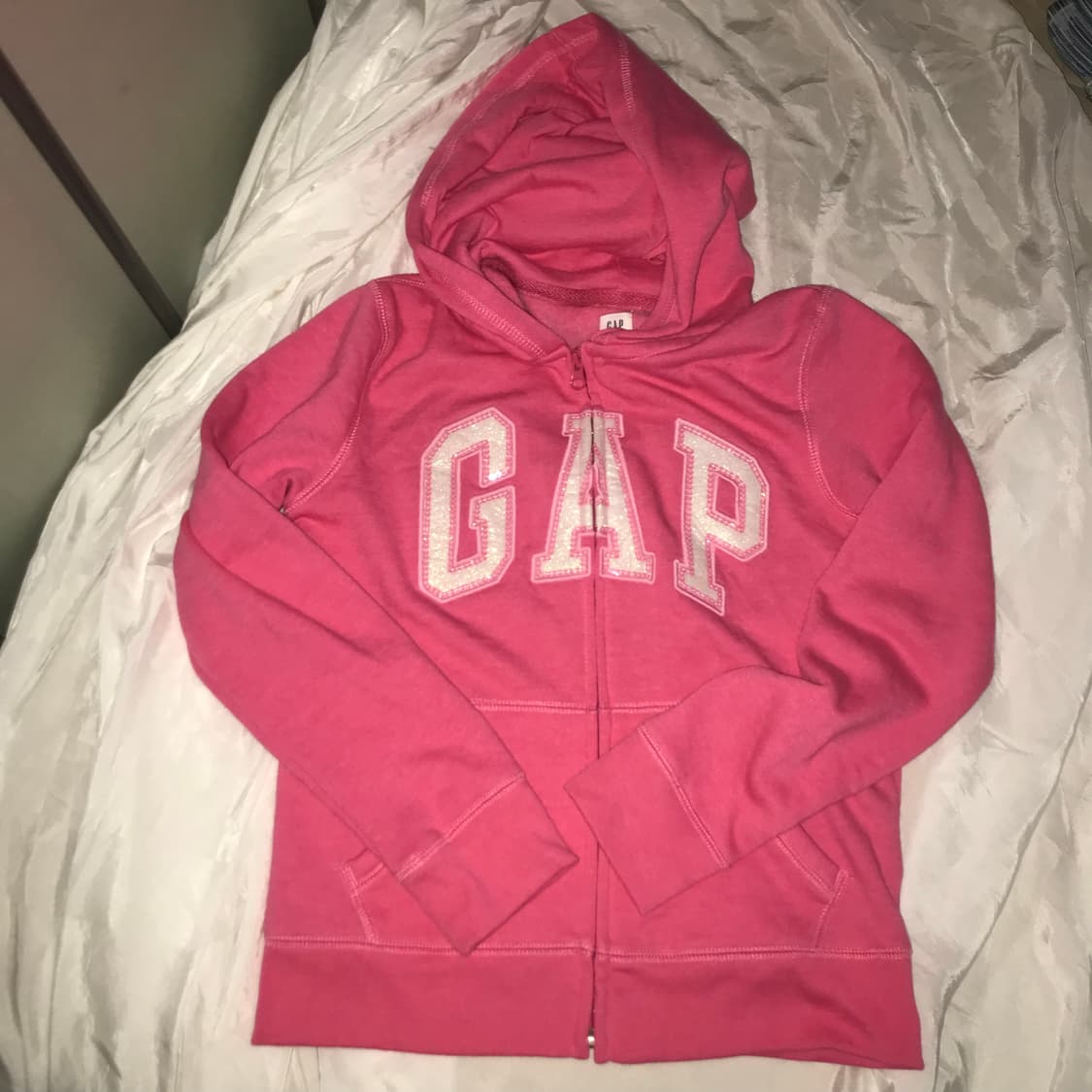 GAP 갭 대장급 글리터 핑크 후드집업 상품이미지4