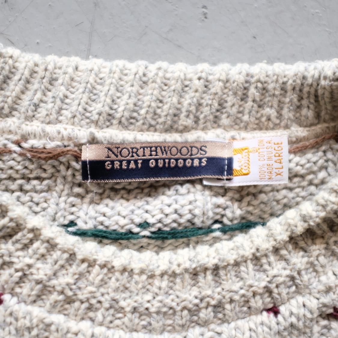 1990's Made In USA Northwoods Cotton  상품이미지3