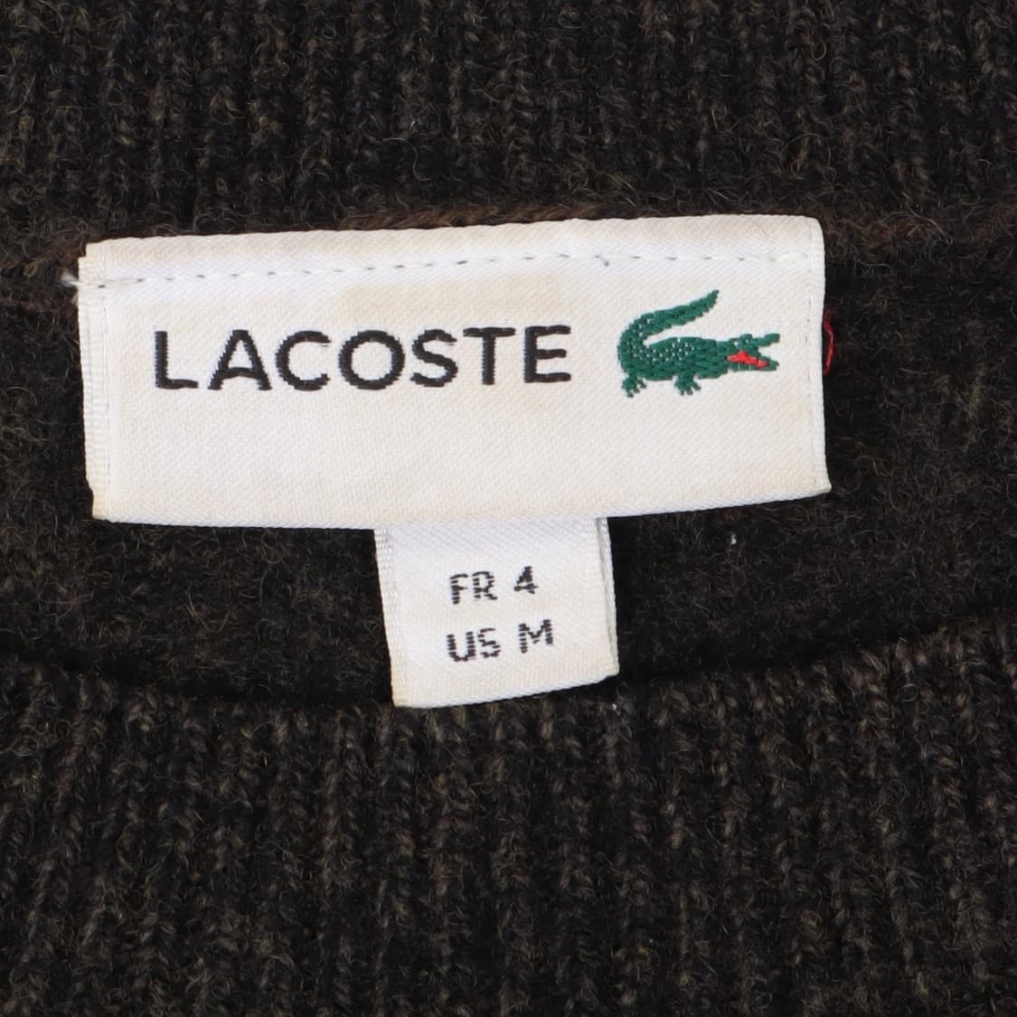라코스테 챠콜 케이블 니트 스웨터 상품이미지8