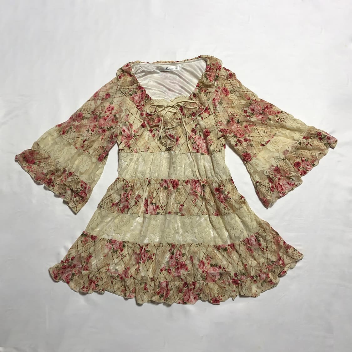 꽃무늬 레이스 블라우스  플로랄 상품이미지1