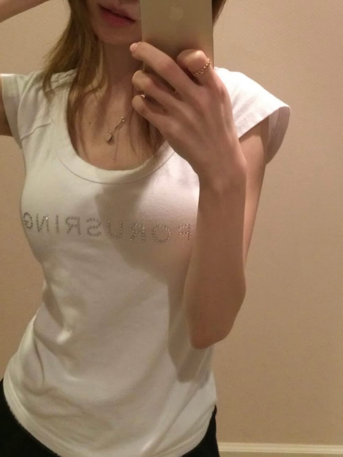 B.JEWEL LOGO TEE [WHITE] 상품이미지2
