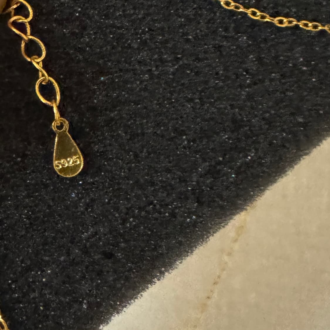 새상품 925 실버 골드 클로버 목걸이 상품이미지2