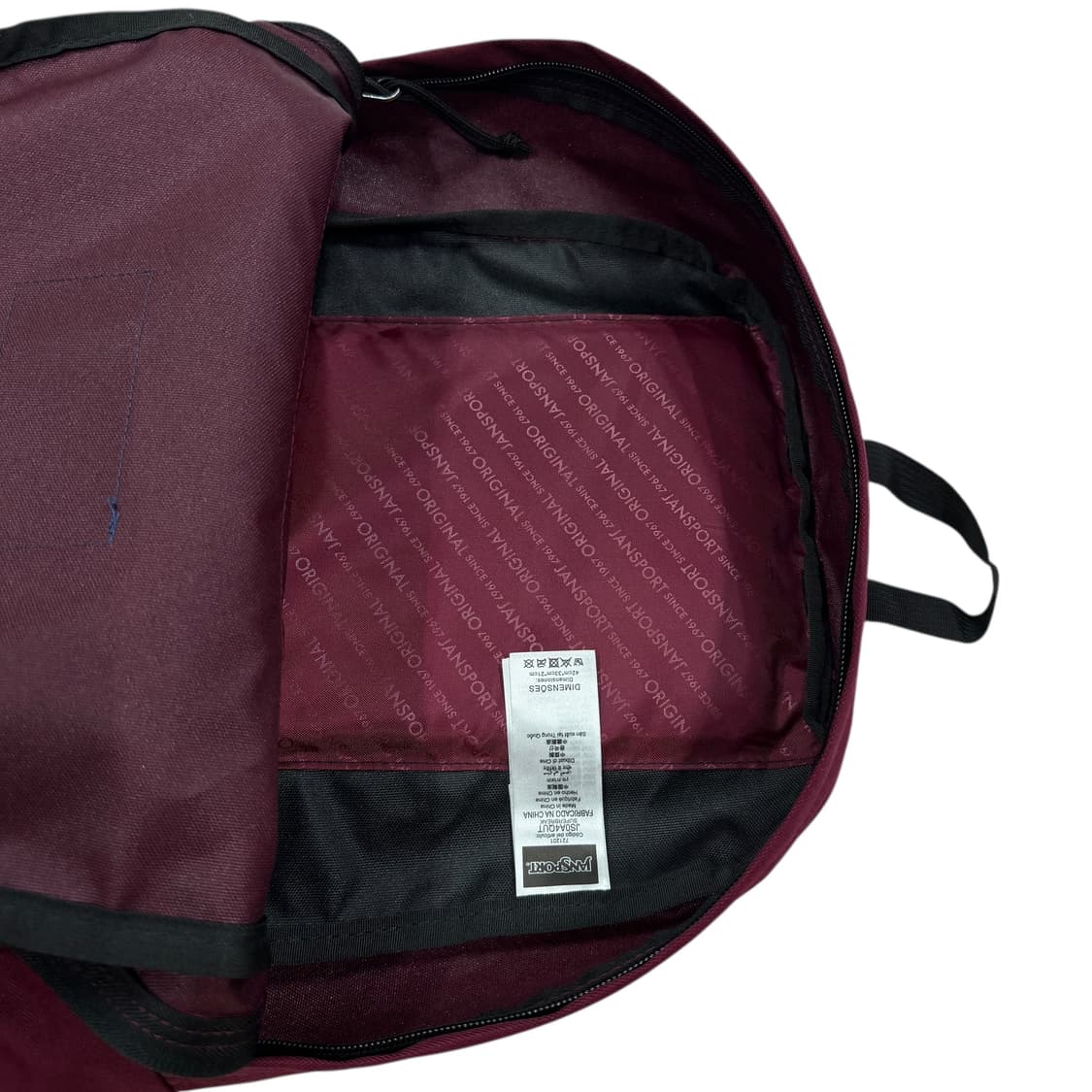 잔스포츠 슈퍼브레이크 버건디 마룬 레드 백팩 가방 상품이미지4