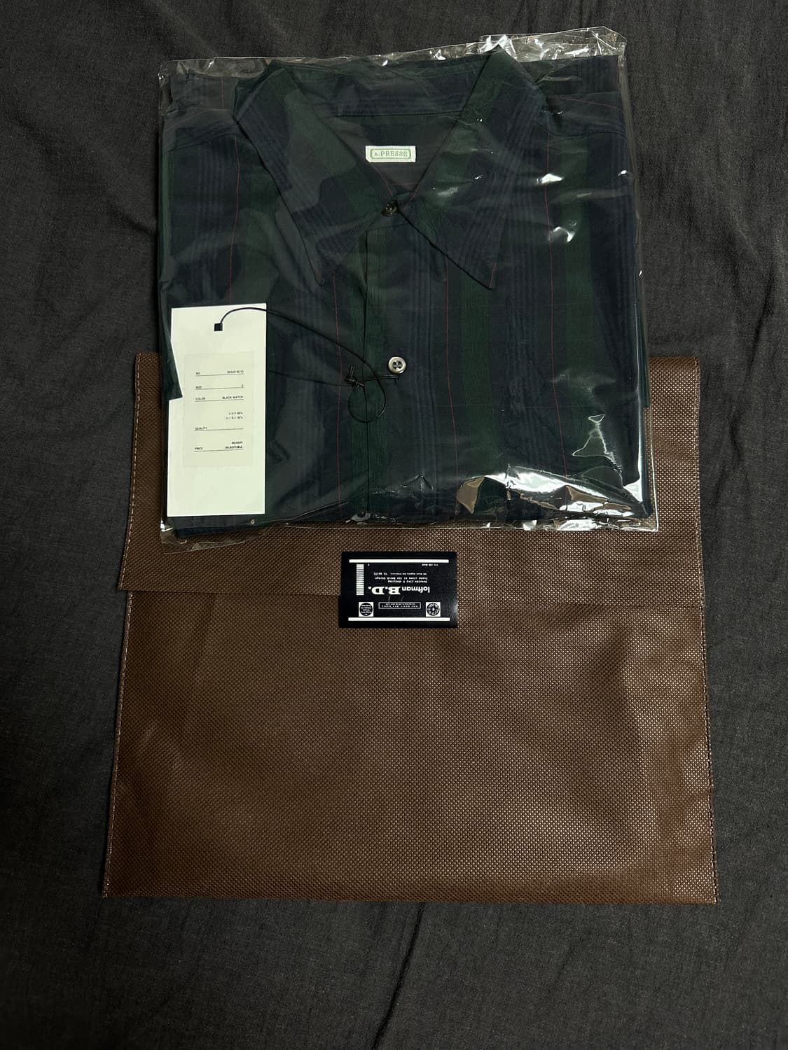 [1/31까지][2] 25AW 아프레쎄 실크 레이온 레귤러 카라 셔츠 상품이미지7