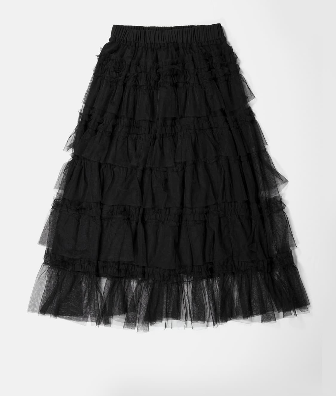 생긴스튜디오 튤 롱스커트 TULLE TIERED LONG SKIRT 상품이미지2