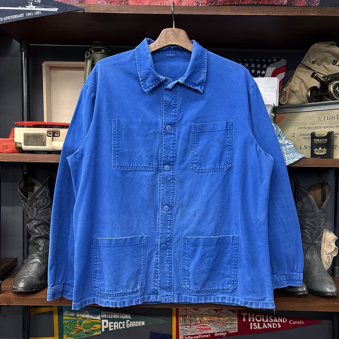 70~80s 프렌치 워크 자켓/빈티지 초어 자켓 N707 상품이미지1