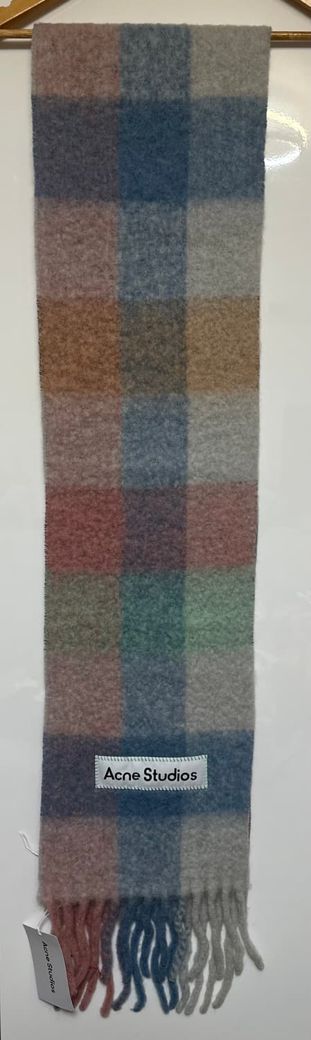 아크네 스튜디오 알파카모헤어울멀티체크남여공용 머플러 정품 상품이미지2