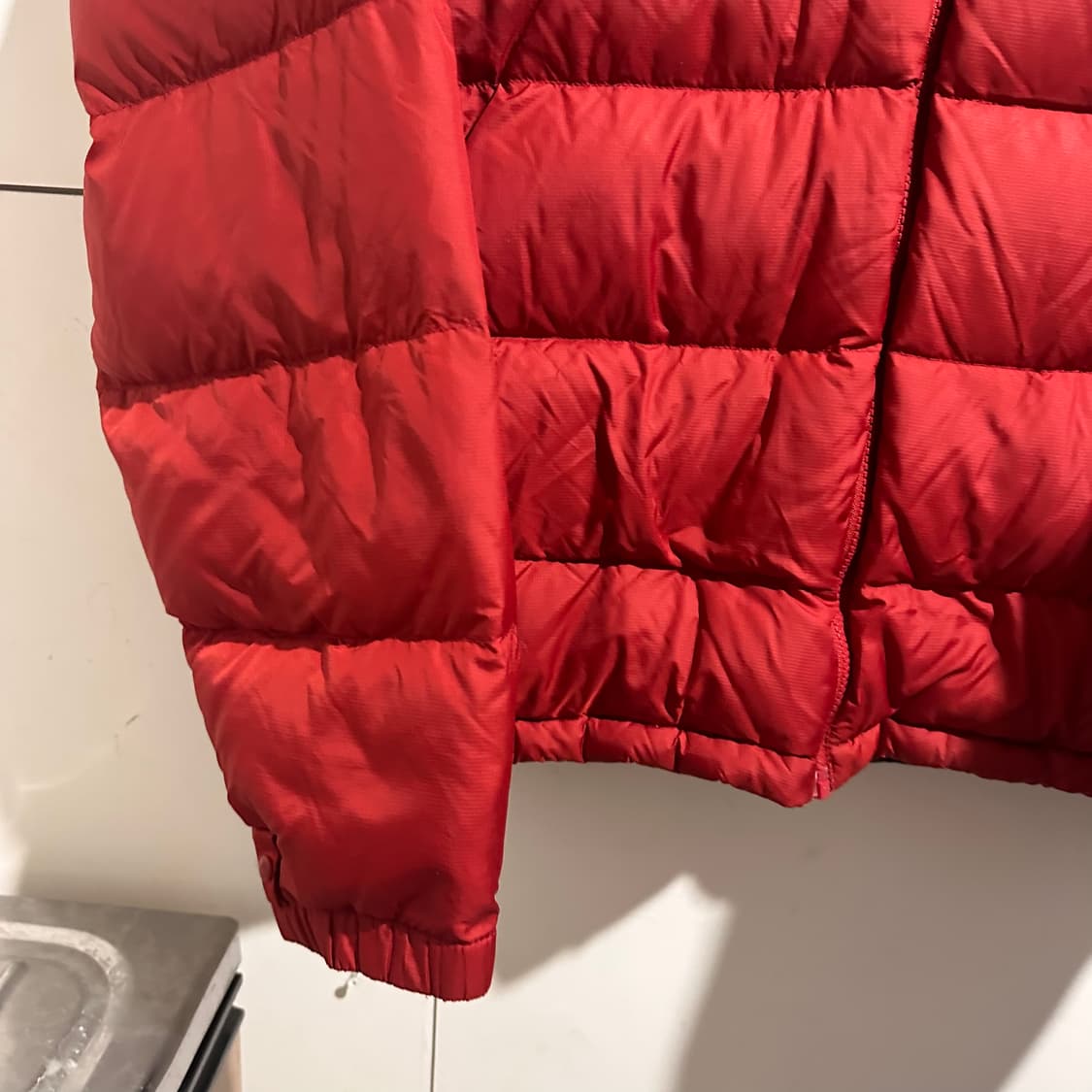 노스페이스 눕시 레드 패딩 상품이미지4