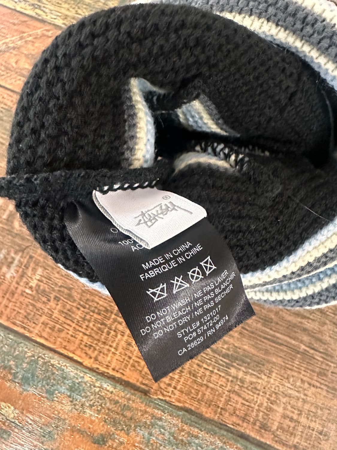 (OS)스투시 트리플 스트라이프 커프 비니 상품이미지4