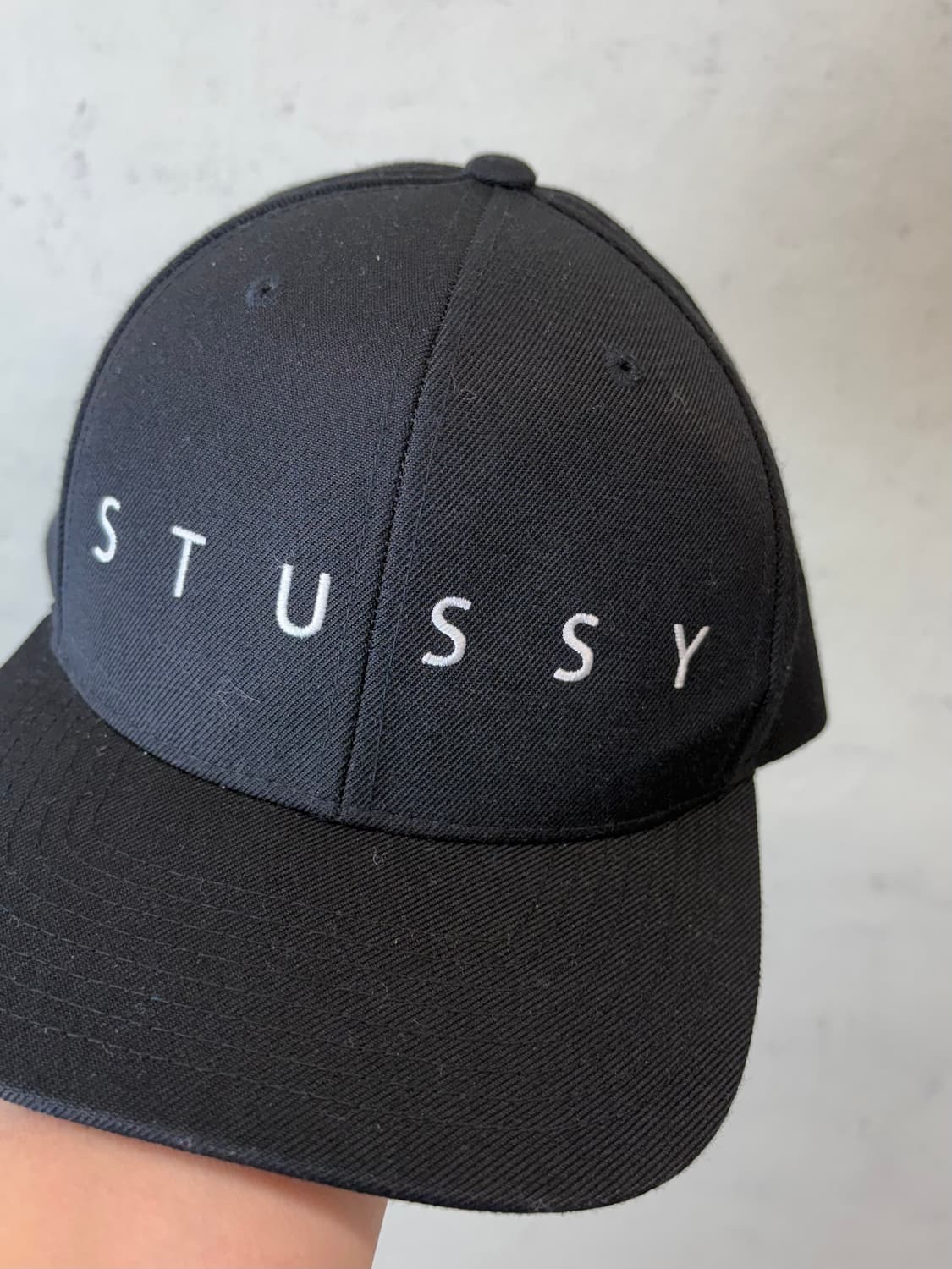 스투시 스펠아웃 블랙 볼캡 상품이미지2