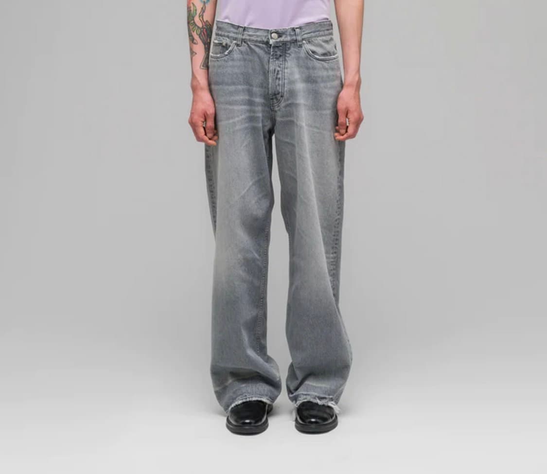 032c 어트리션 디스트로이드 진 워시드 그레이  상품이미지2