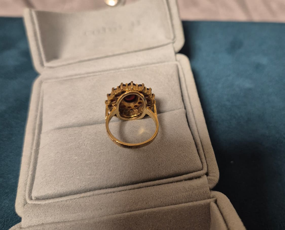 가넷 반지 (빈티지, 10호~10호반, s925, 퀄리티 진짜좋음) 상품이미지4