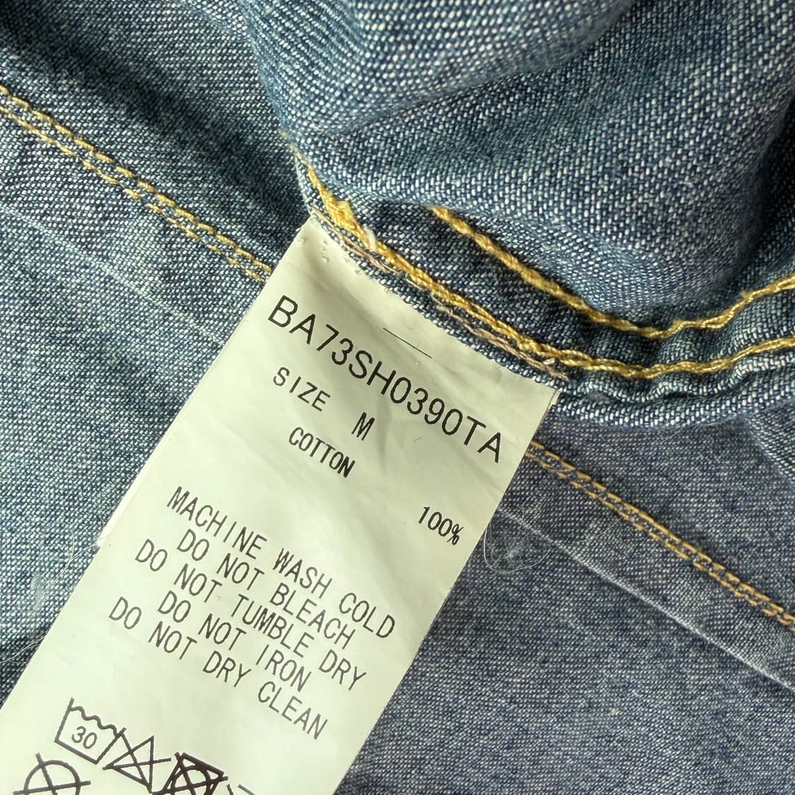 나노유니버스 웨스턴 데님셔츠 상품이미지6